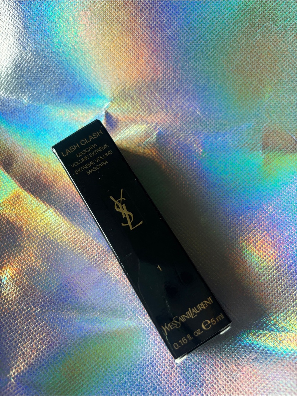Yves Saint Laurent Lash Clash Mascara in Black with Gold Logo